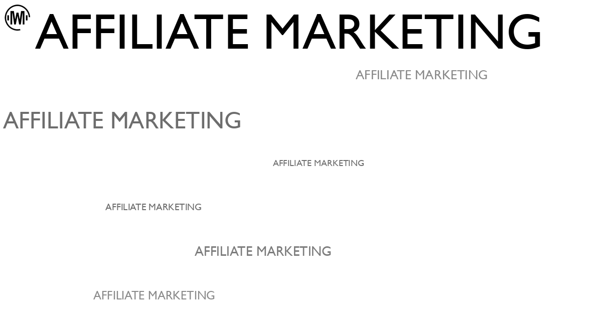 Illustration of Affiliate Marketing