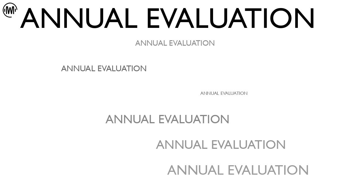 Illustration of Annual Evaluation