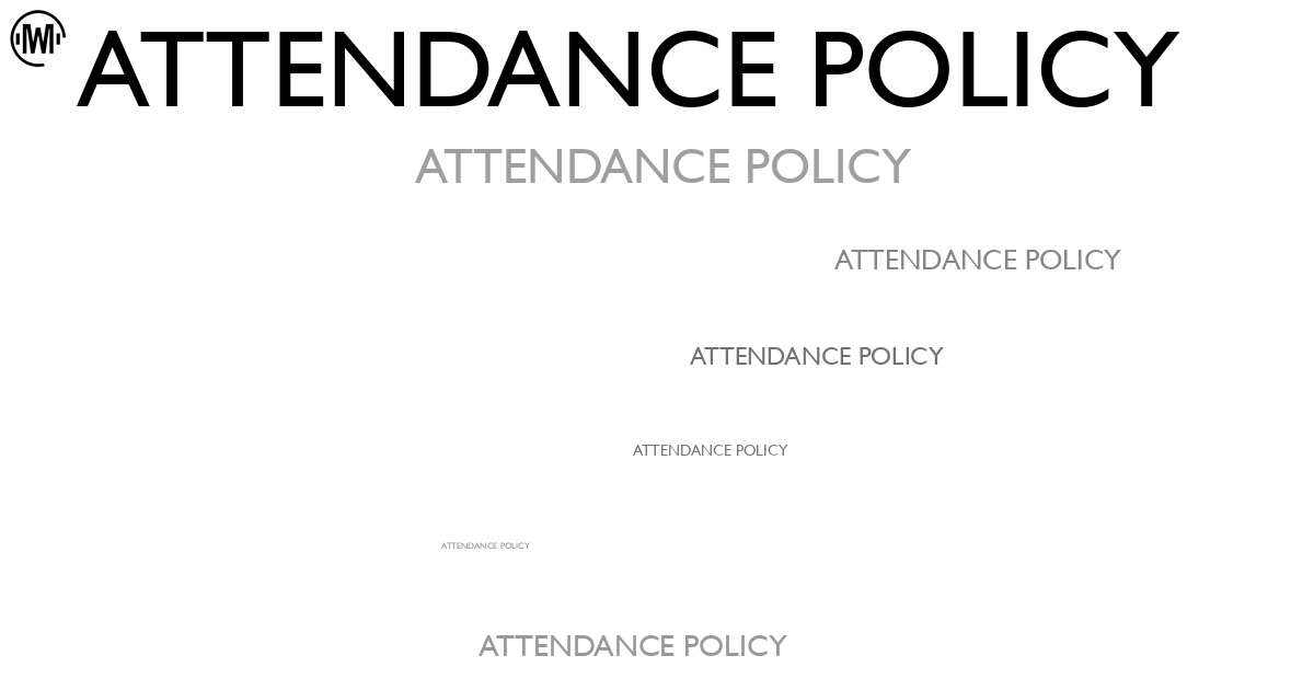 Illustration of Attendance Policy