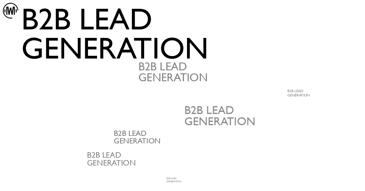 Illustration of B2B Lead Generation