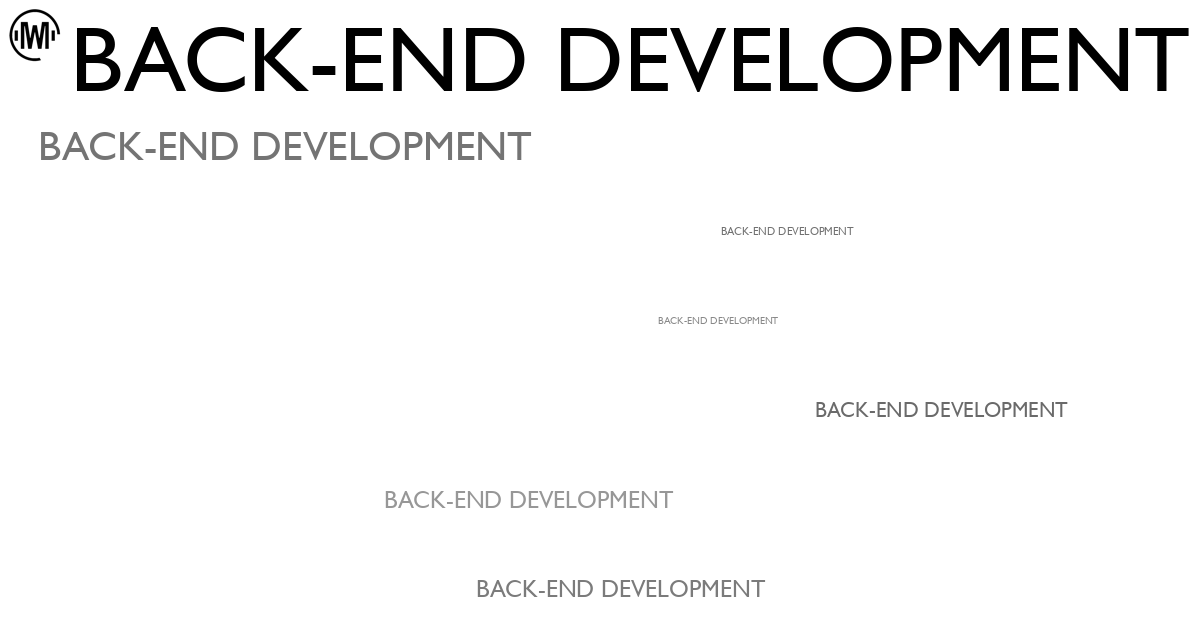 Illustration of Back-End Development