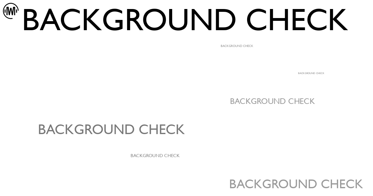 Illustration of Background Check