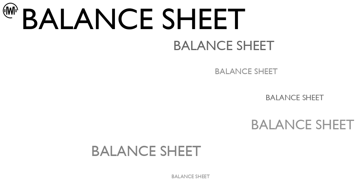 Illustration of Balance Sheet