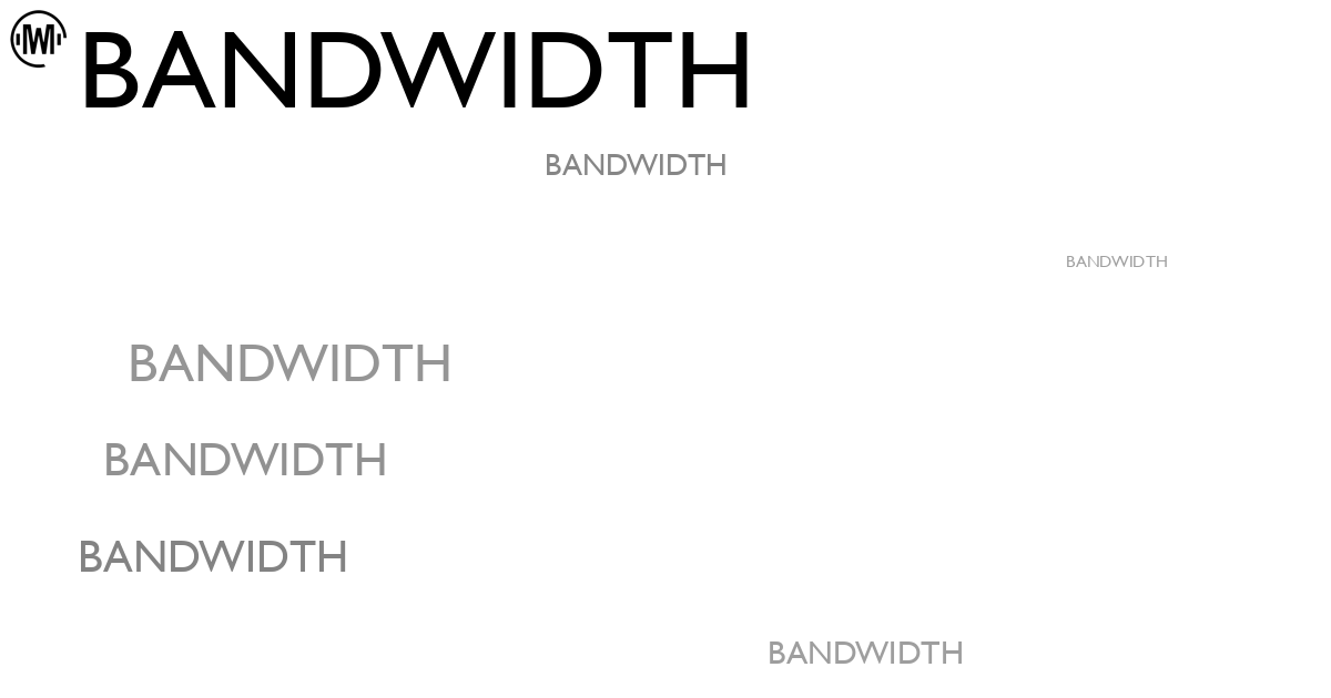 Illustration of Bandwidth