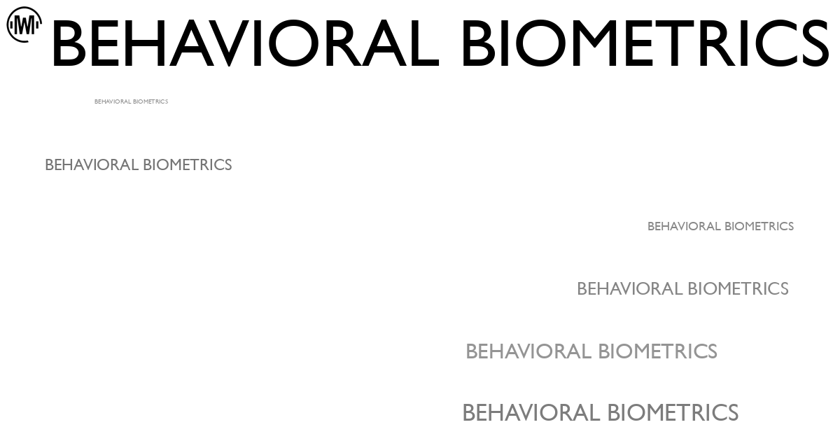 Illustration of Behavioral Biometrics