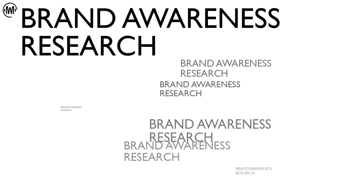 Illustration of Brand Awareness Research