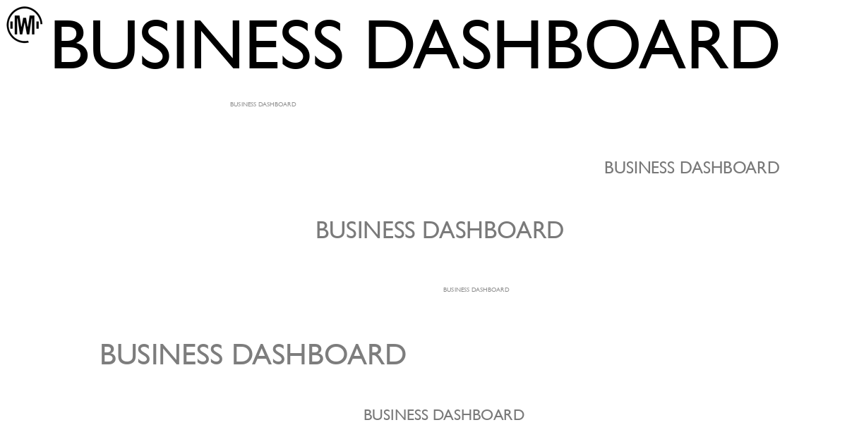 Illustration of Business Dashboard