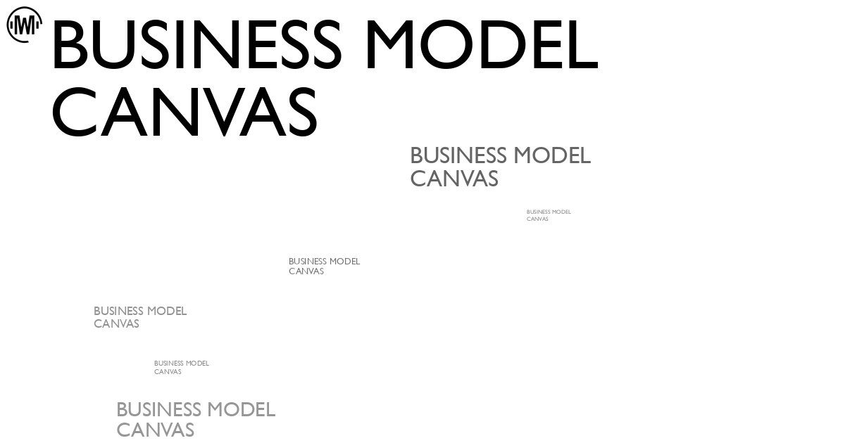Illustration of Business Model Canvas