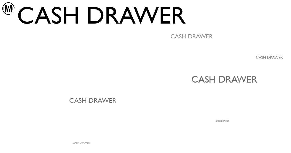 Illustration of Cash Drawer