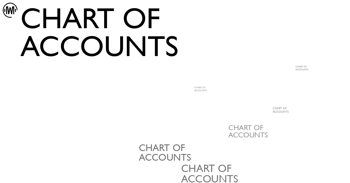 Illustration of Chart of Accounts