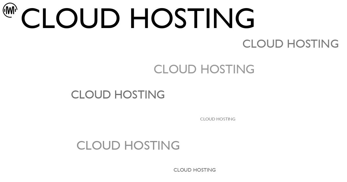 Illustration of Cloud Hosting