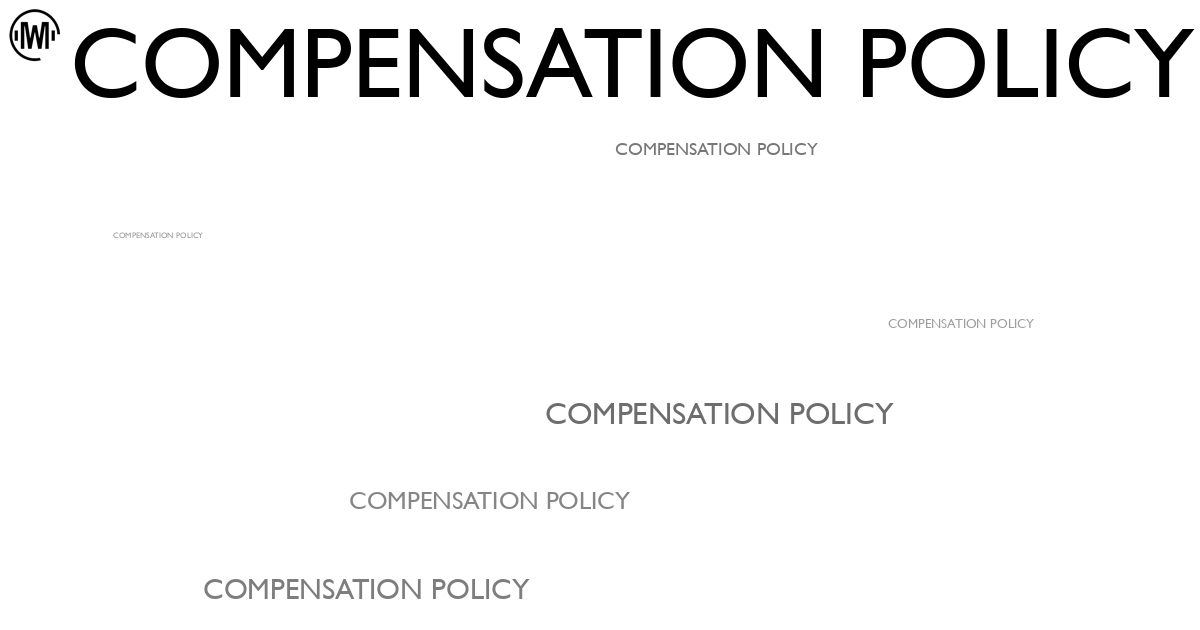 Illustration of Compensation Policy