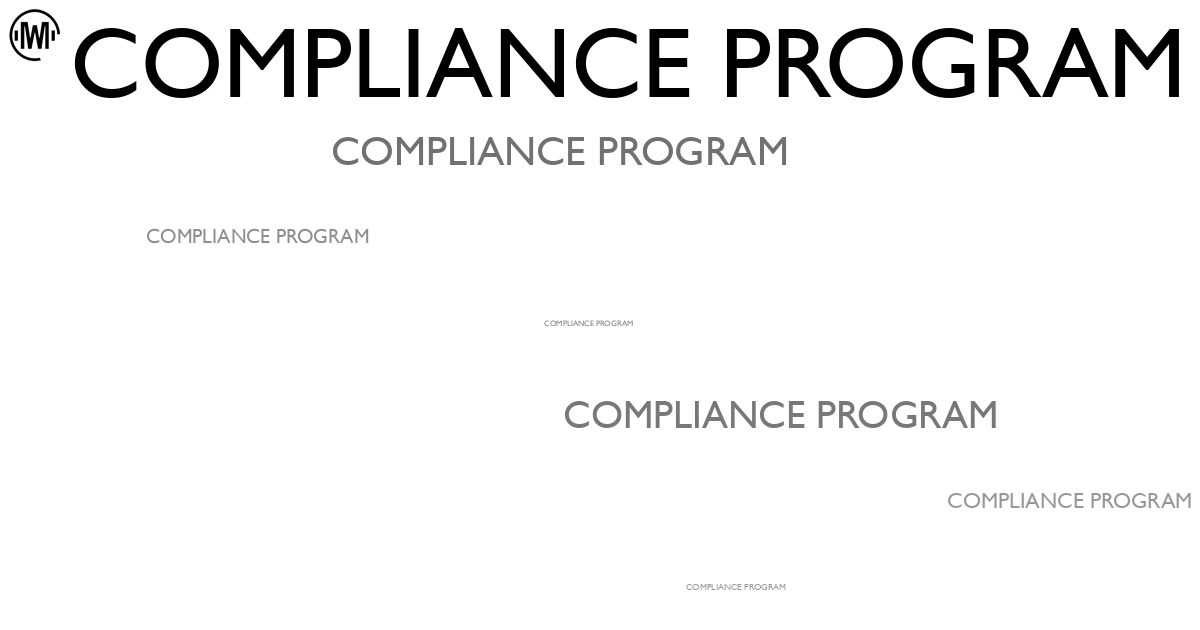 Illustration of Compliance Program