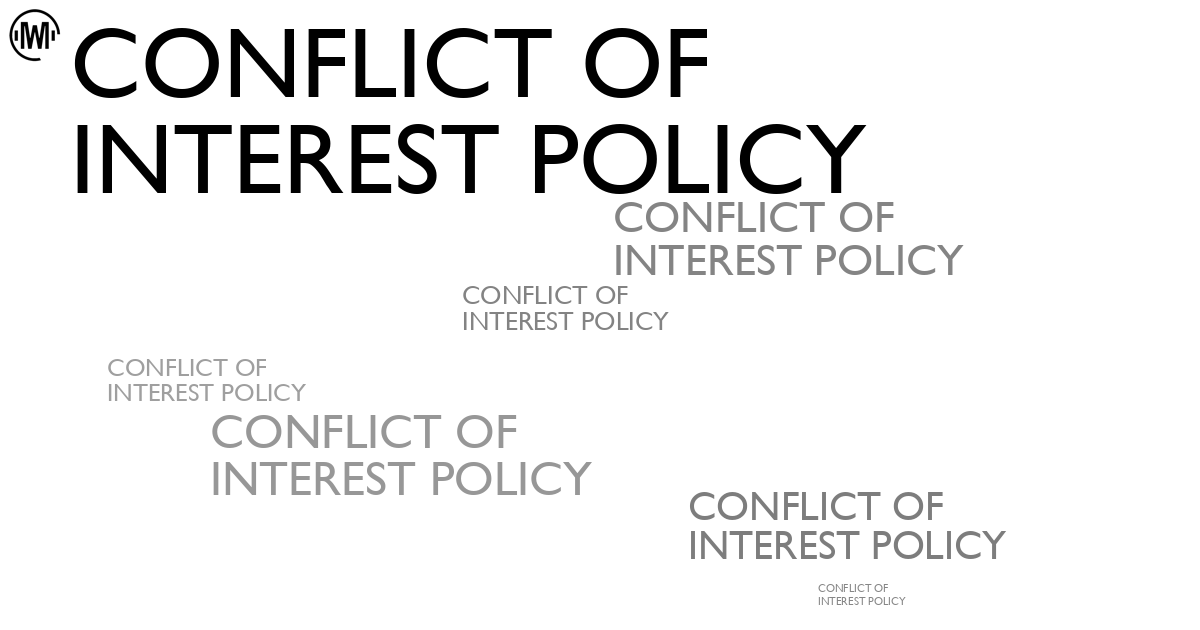 Illustration of Conflict of Interest Policy