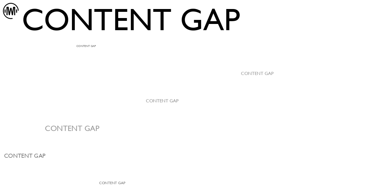 Illustration of Content Gap