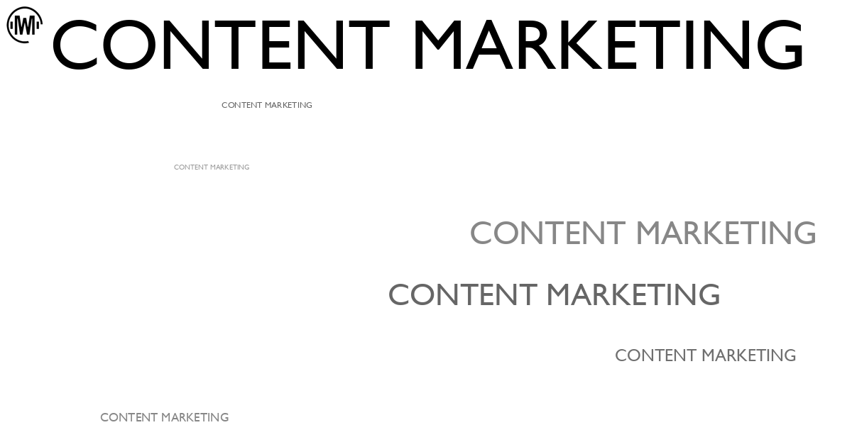 Illustration of Content Marketing