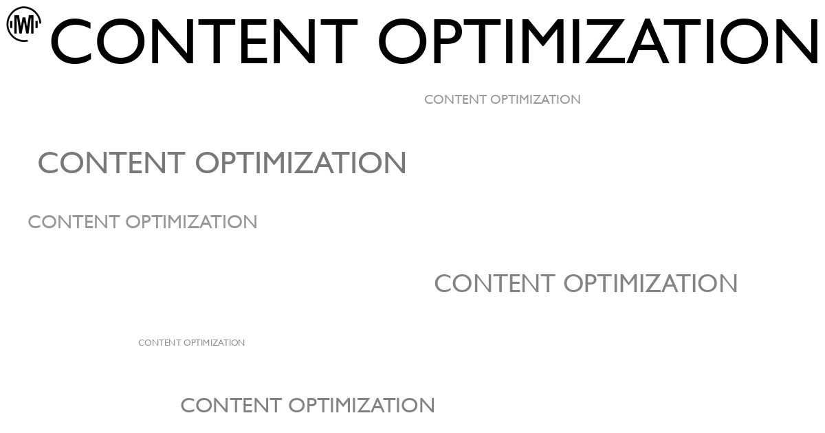 Illustration of Content Optimization