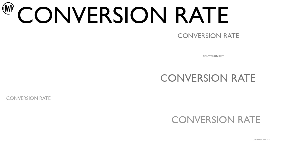 Illustration of Conversion Rate