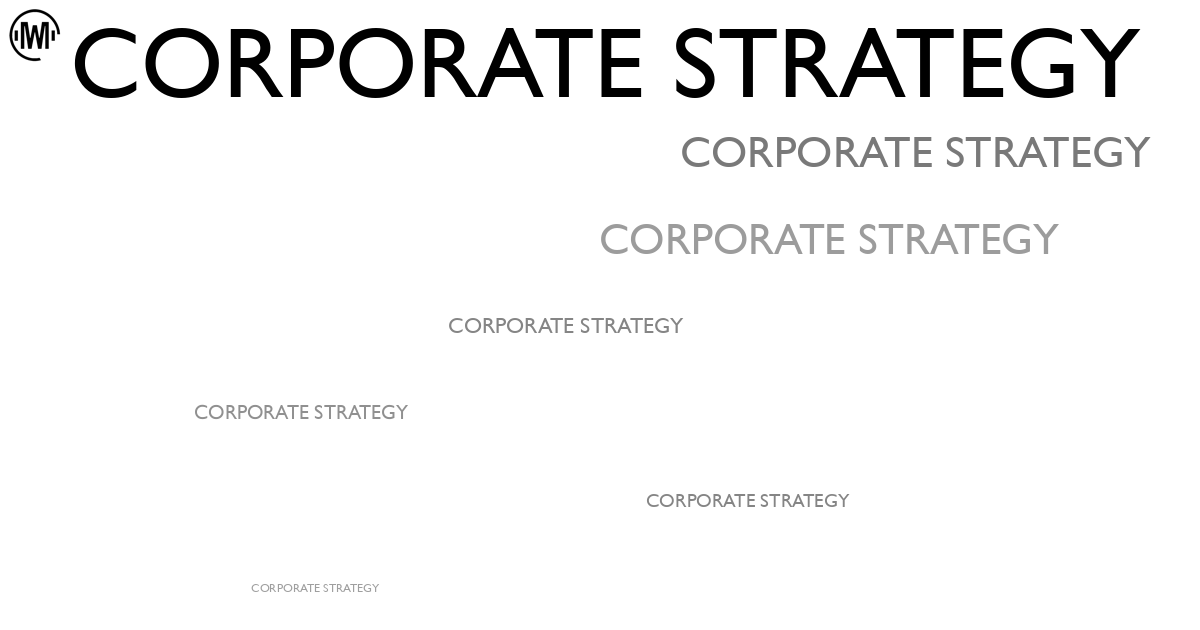 Illustration of Corporate Strategy