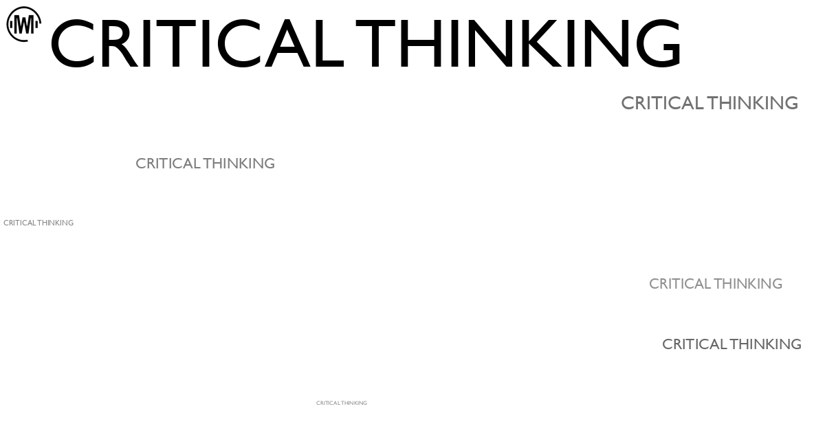 Illustration of Critical Thinking