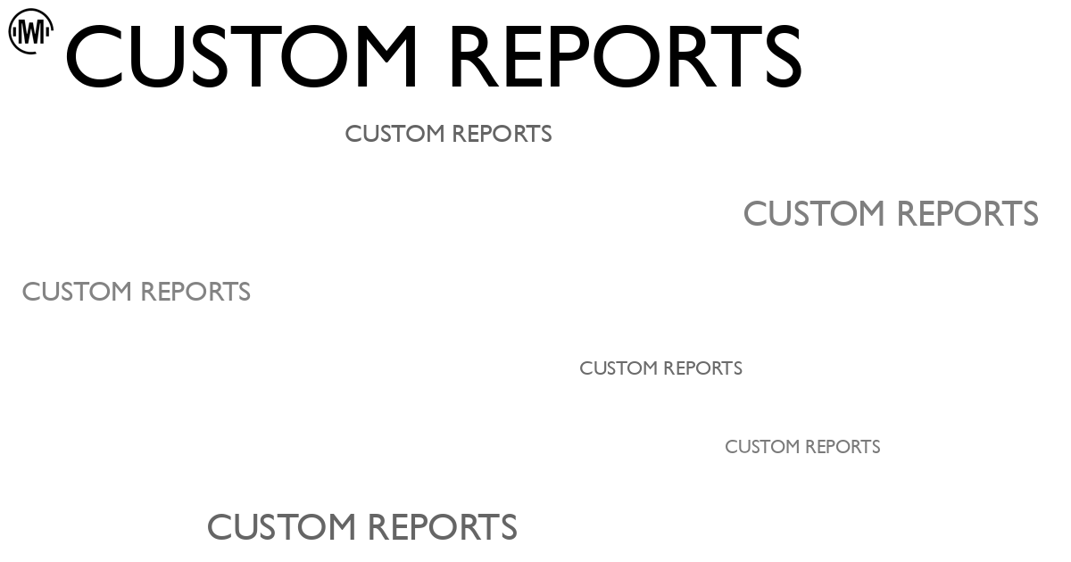 Illustration of Custom Reports