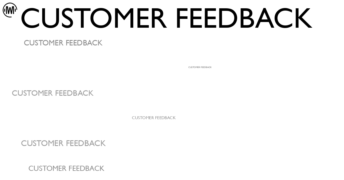 Illustration of Customer Feedback