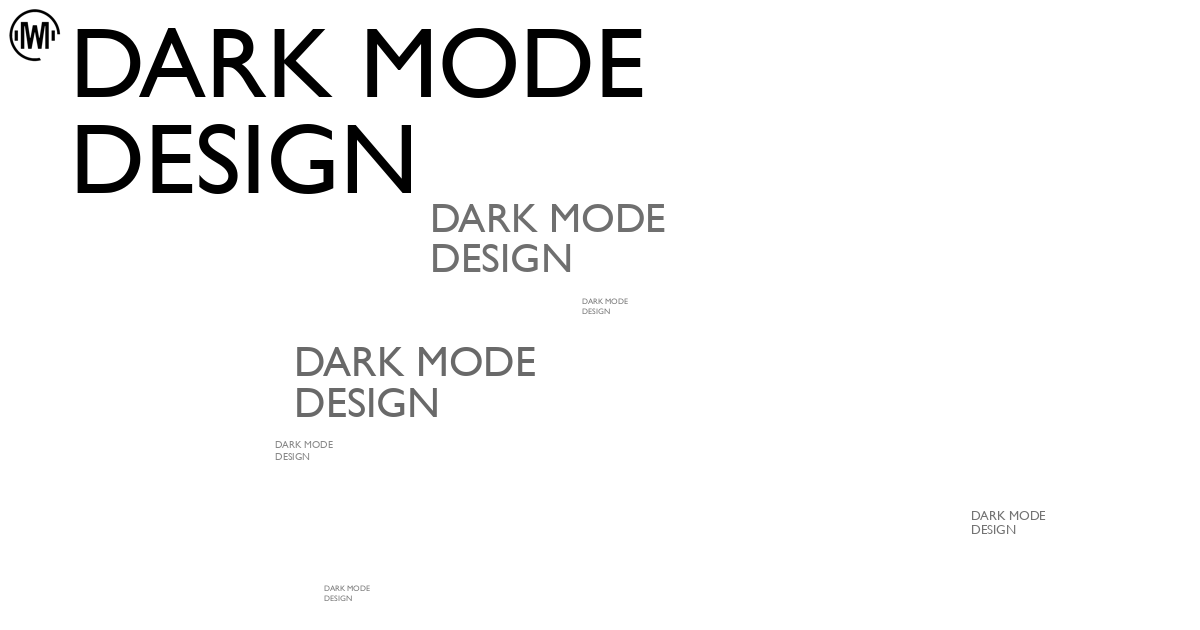 Illustration of Dark Mode Design