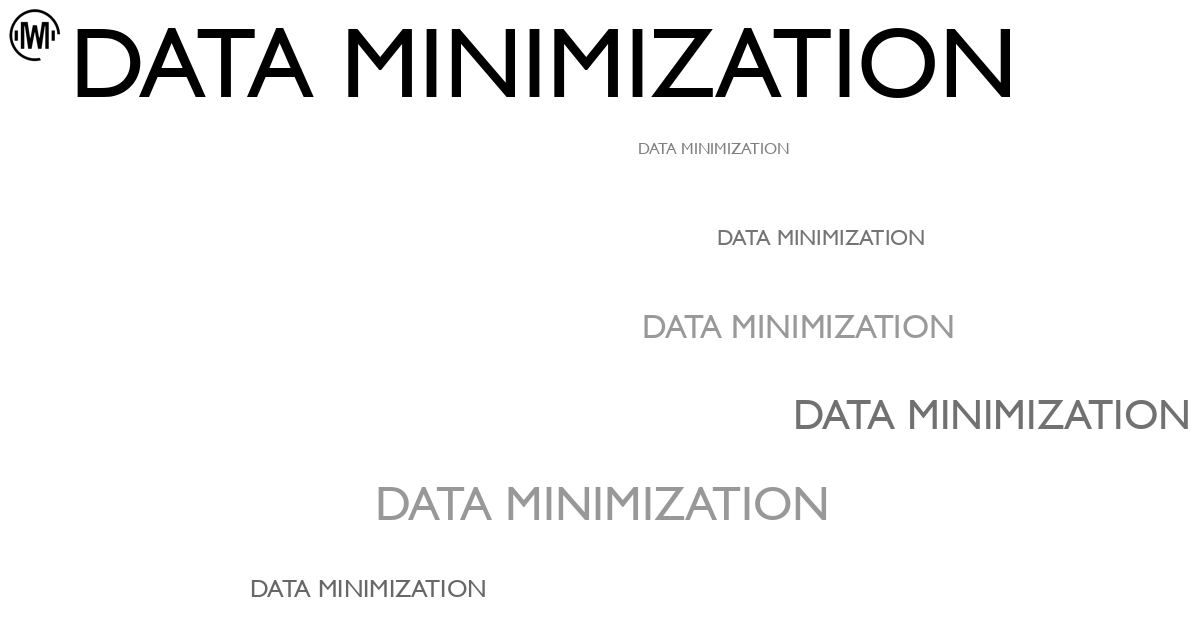 Illustration of Data Minimization