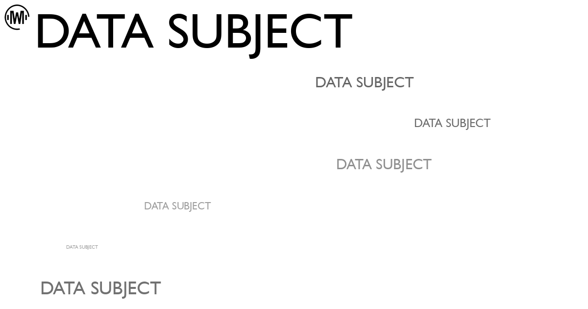 Illustration of Data Subject
