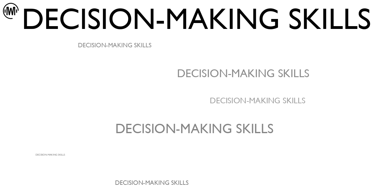 Illustration of Decision-Making Skills