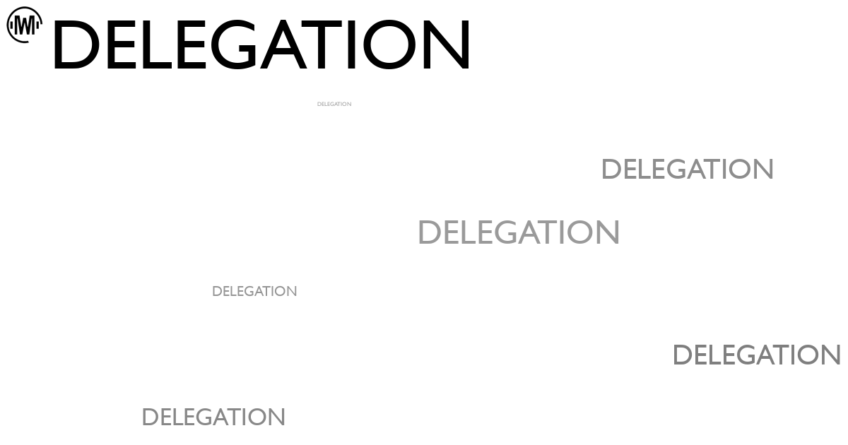 Illustration of Delegation
