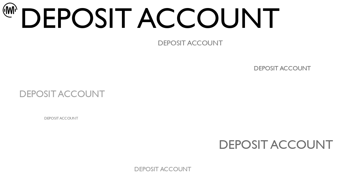 Illustration of Deposit Account