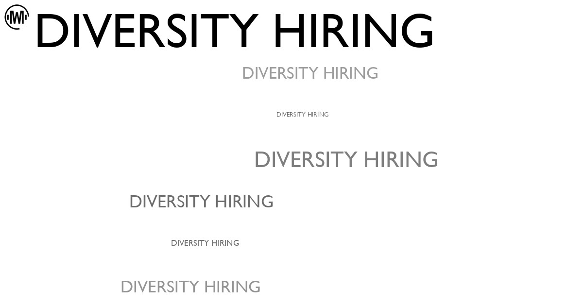 Illustration of Diversity Hiring