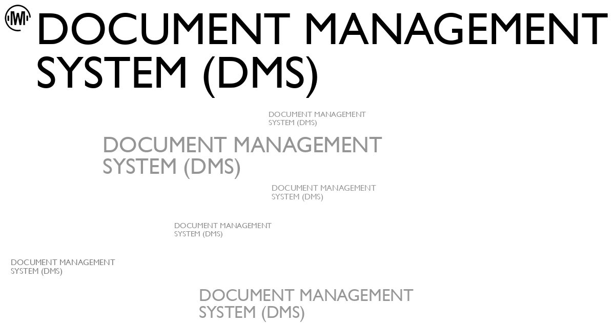 Illustration of Document Management System (DMS)