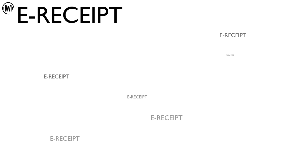 Illustration of E-receipt