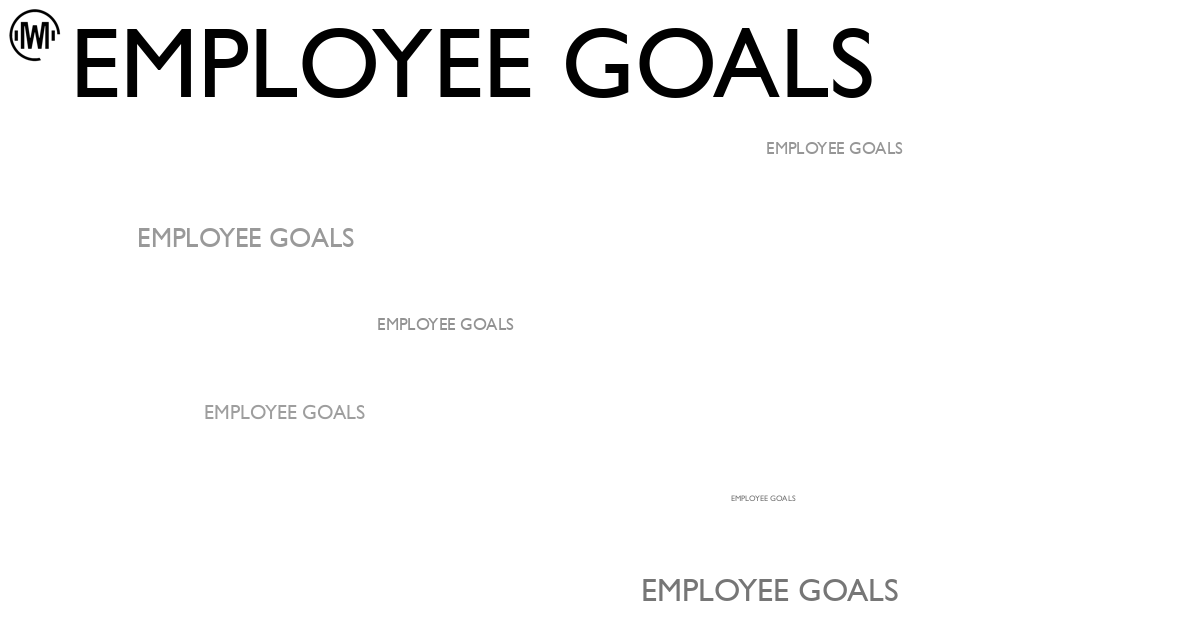 Illustration of Employee Goals