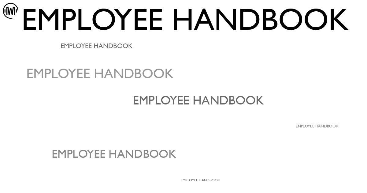 Illustration of Employee Handbook