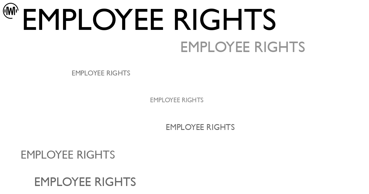 Illustration of Employee Rights