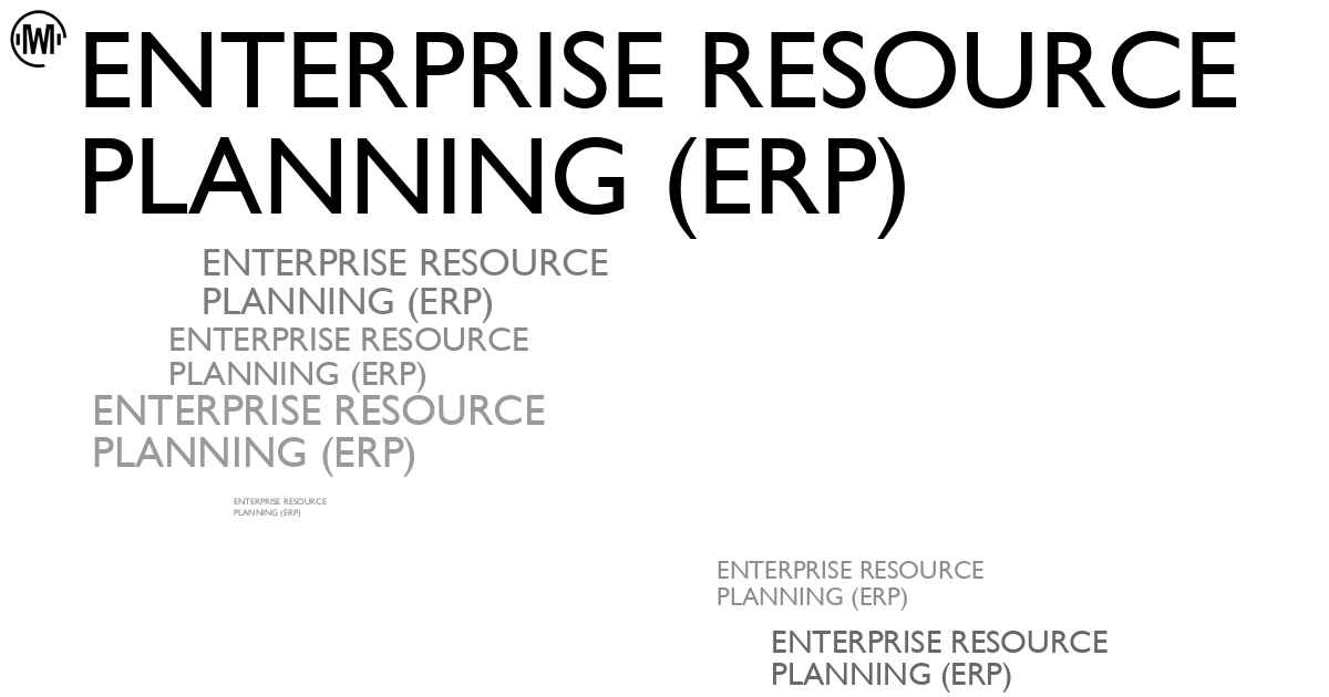 Illustration of Enterprise Resource Planning (ERP)