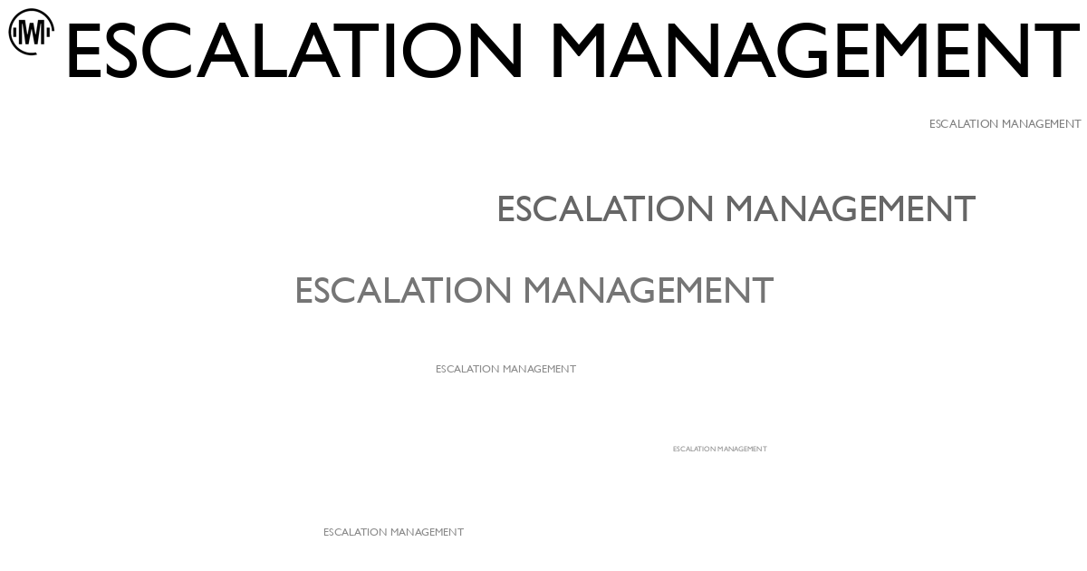 Illustration of Escalation Management