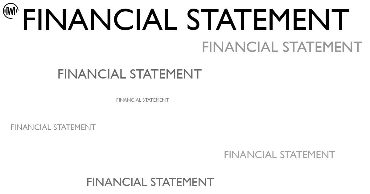 Illustration of Financial Statement