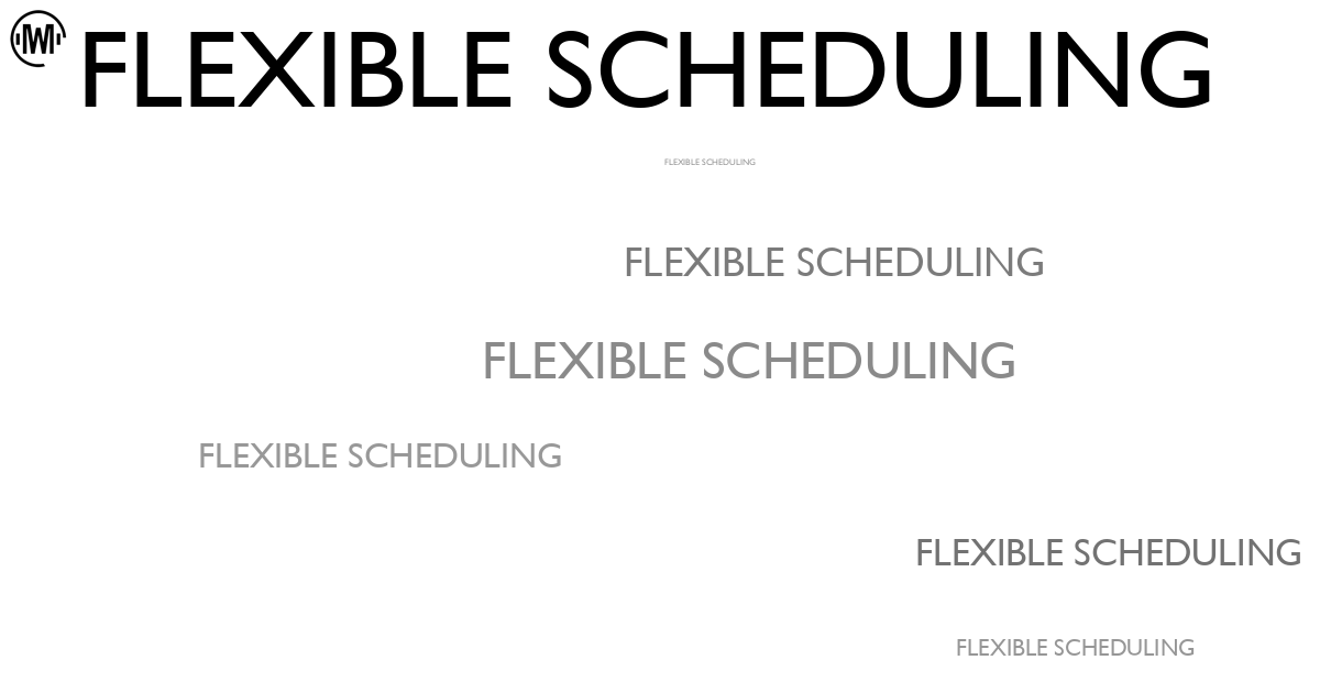 Illustration of Flexible Scheduling