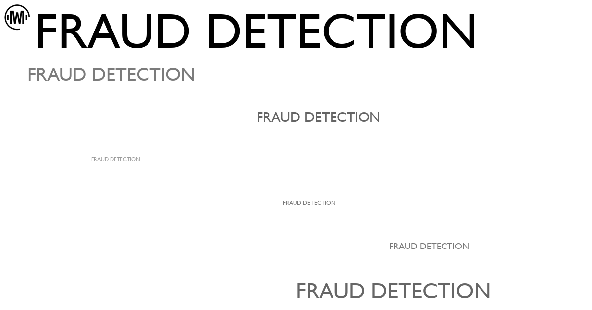Illustration of Fraud Detection