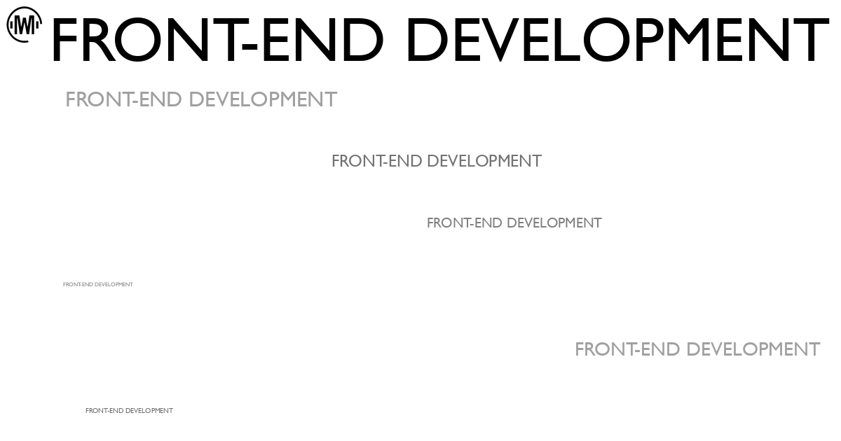 Illustration of Front-End Development