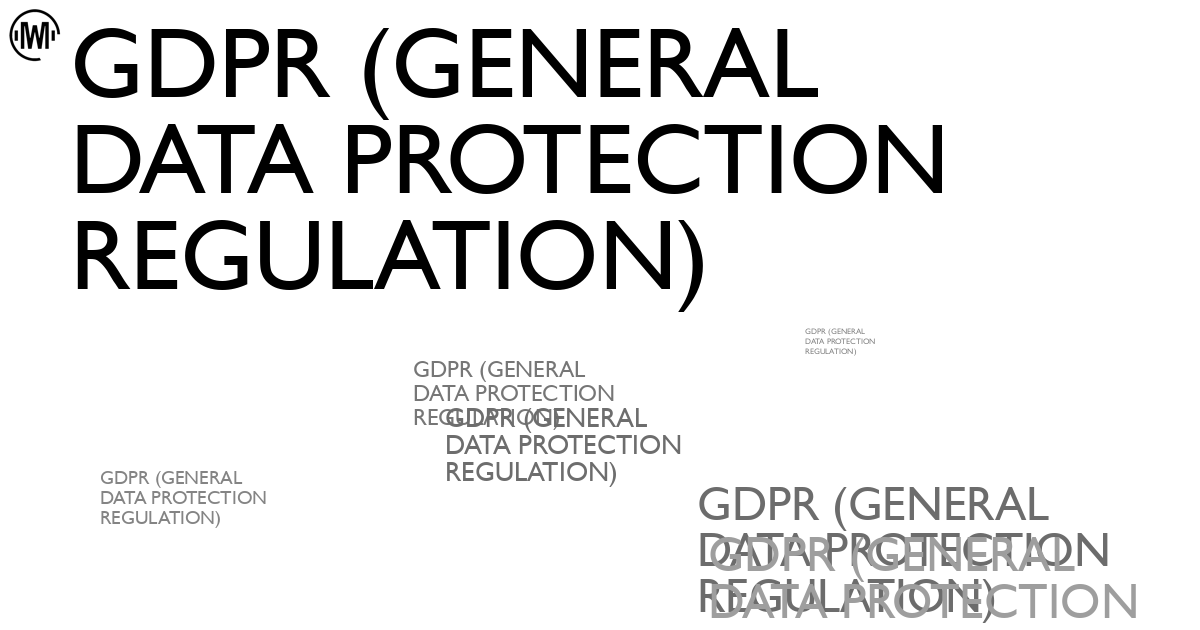 Illustration of GDPR (General Data Protection Regulation)