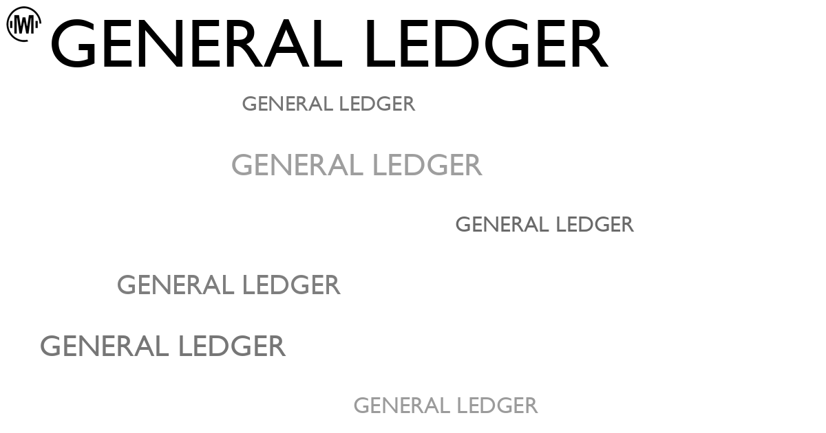 Illustration of General Ledger