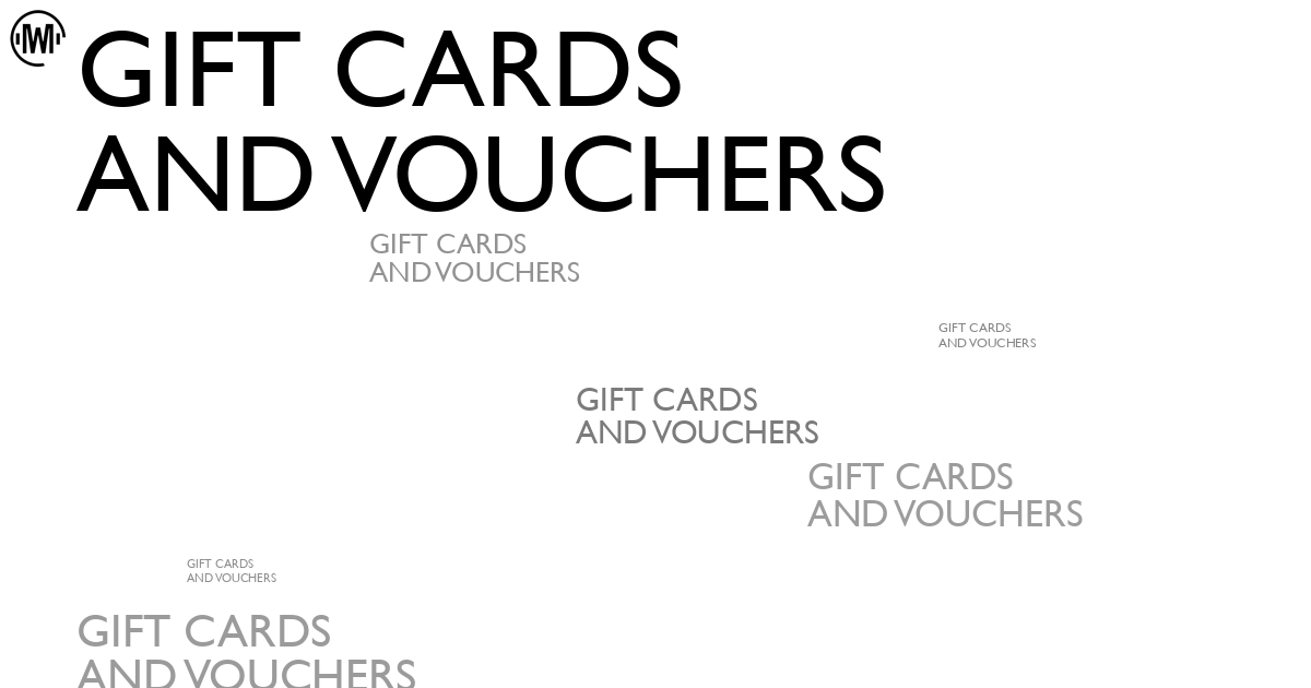 Illustration of Gift Cards and Vouchers