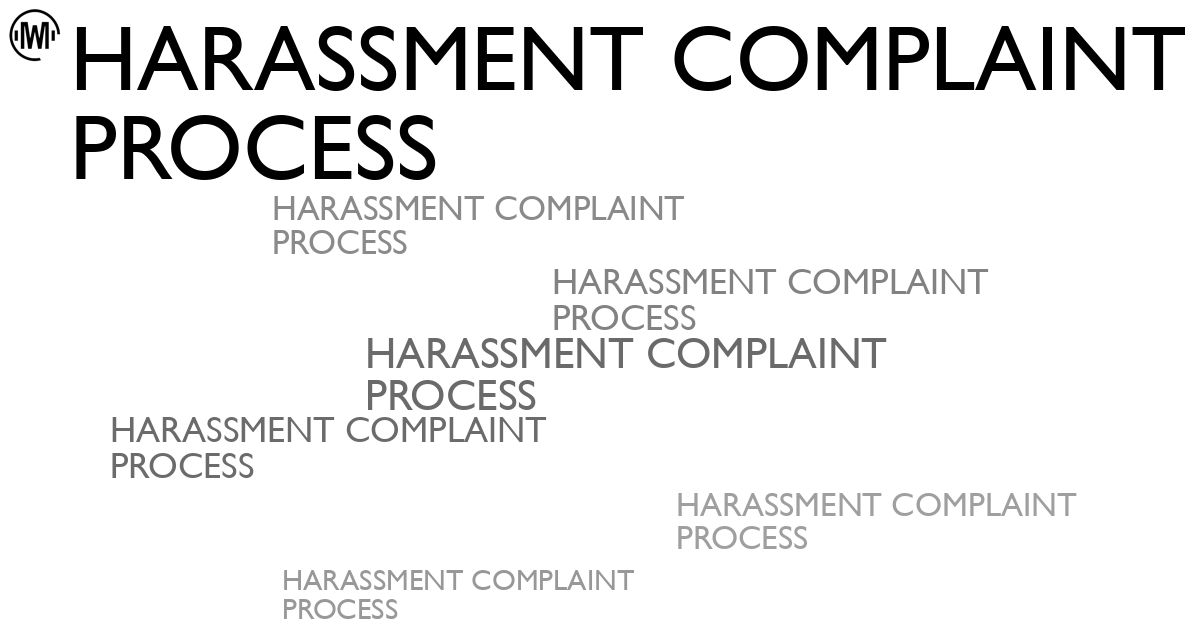 Illustration of Harassment Complaint Process