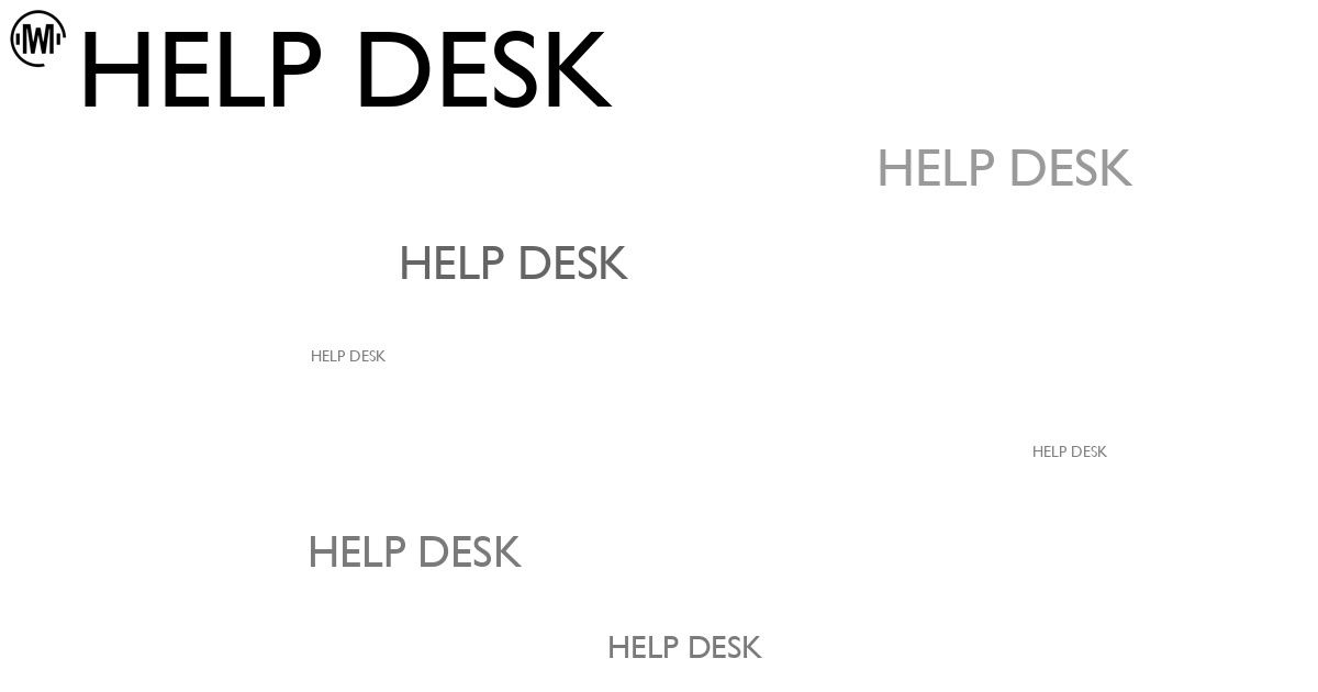 Illustration of Help Desk