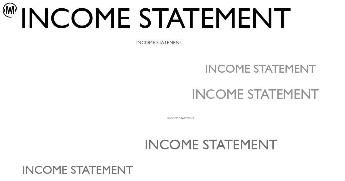 Illustration of Income Statement